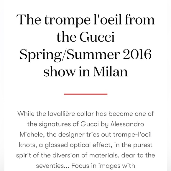 GUCCI Authentic Troumpe L’oeil 2016 Milan Top Sequin Collar Stripe Shirt Blouse - Picture 10 of 11